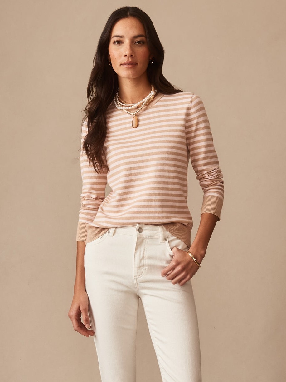 J.Mclaughlin Striped Sweater - Size Large